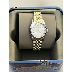 Michael Kors MK4740 Petite Lexington Pavé Two-Tone Watch